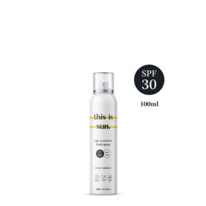 This is SUN I Body spray SPF30 I 100ml